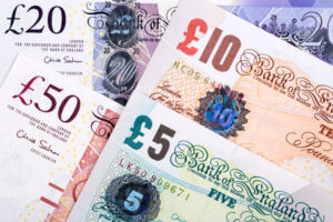 Fake GBP banknotes